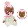 Cry Babies Tiny Cuddles Newborn 10" Daphne Baby Doll Pink Hair/Green Eyes - 3 of 4