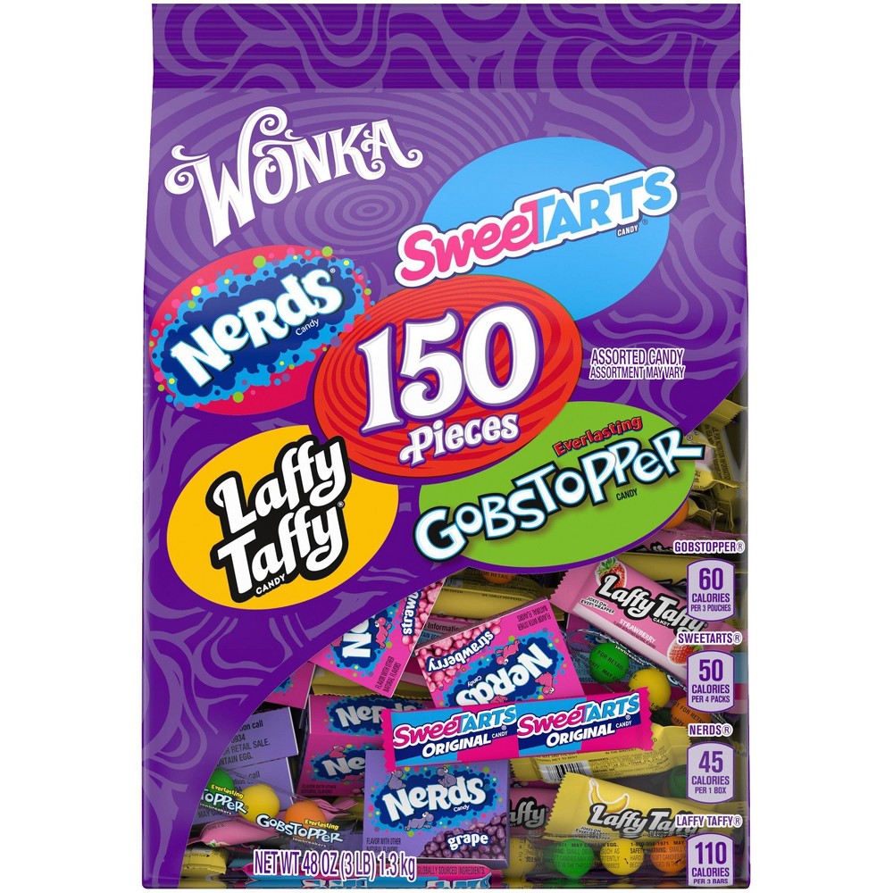 UPC 079200158118 product image for SweeTARTS, Nerds, Laffy Taffy and Gobstopper Mix Ups Variety Bag - 48oz/150ct | upcitemdb.com