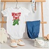 Funny Christmas What the Elf Xmas Baby Romper Boys or Girls Brisco Brands - 3 of 4