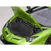 Lamborghini Aventador SVJ Verde Alceo Matt Green Metallic 1/18 Model Car by Autoart - 3 of 4