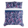 Badgley Mischka 3pc King Home Midnight Garden Comforter Set Navy Blue ...