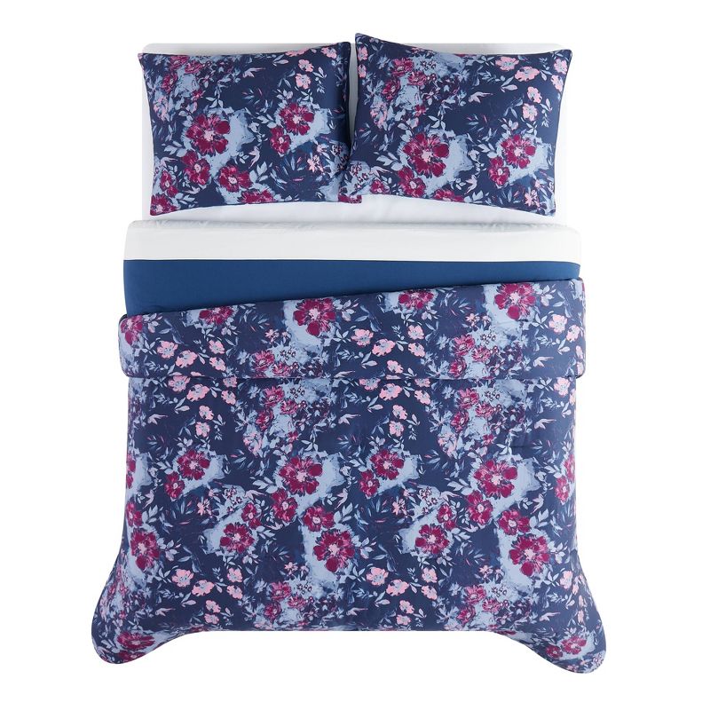 Badgley Mischka Home Midnight Garden Comforter Set Navy Blue, 4 of 6