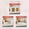 JIONJOY White Folding Organizer Stackable Plastic Storage Bins with Lids, Wheels, for Closet & Clothing - 4 of 4