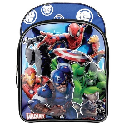 Marvel Universe 6D Molded 16" Kids' Deluxe Backpack - Blue