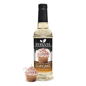 Syruvia Cupcake Syrup for Coffee 25.4 fl oz Premium Coffee Flavoring Syrup - 1 of 4