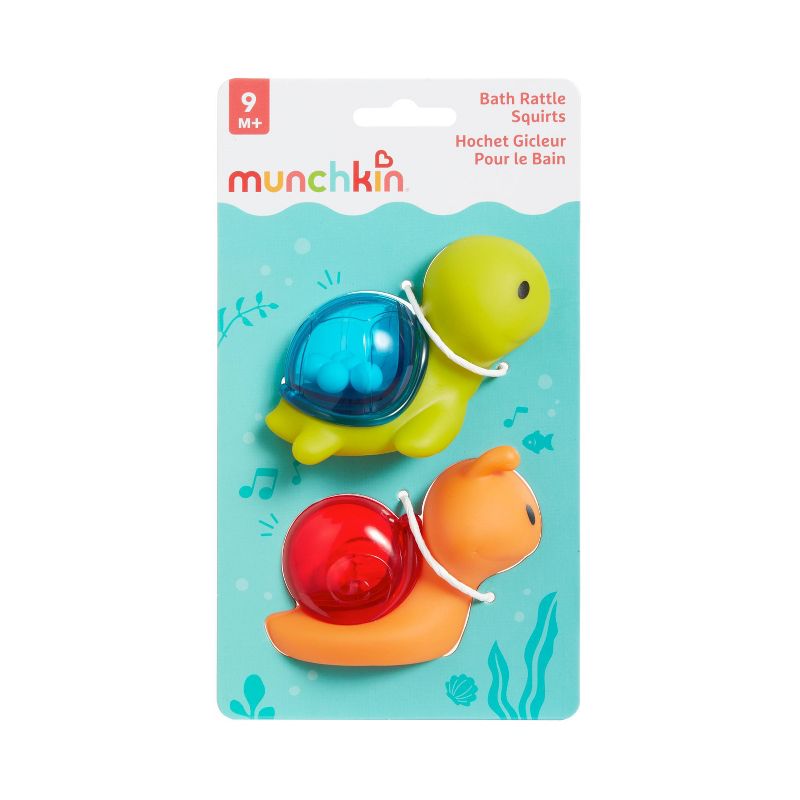 Munchkin Bath Rattle Squirts - Fun Sensory Bath Toys for Babies &#38; Toddlers - 2pk, 5 of 7