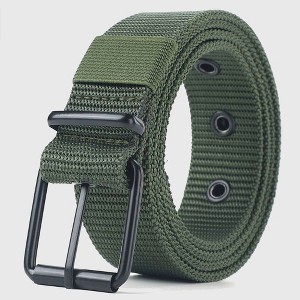 Anna-Kaci Women's Nylon Waist Belt with Multiple Holes & Black Buckle - 1 of 4