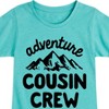 Girls' - Instant Message - Adventure Cousin Crew Fitted Short Sleeve Graphic T-Shirt - 2 of 4