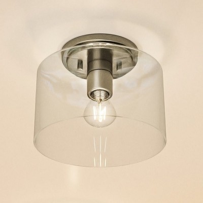 Urban Ambiance Luxury Traditional Ceiling Light 7.375''H x 8.625''W,  Brushed Nickel Finish,  Esperance Collection, UHP4159