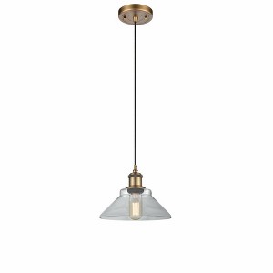 Orwell - 1 Light Cord Hung Mini Pendant In Industrial Style-6.5 Inches Tall and 8.38 Inches Wide - 1 of 1