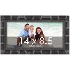 PosterPalooza | 14x8.5 Wide Bamboo Picture Frame, UV Acrylic, 4 Finishes - Brown, Black, Silver, and Natural - 2 of 4