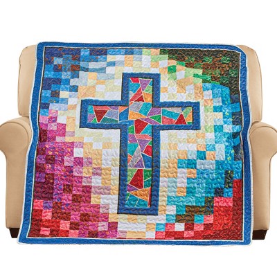 Tranquil Cross Quilted Blanket NCU0VL523