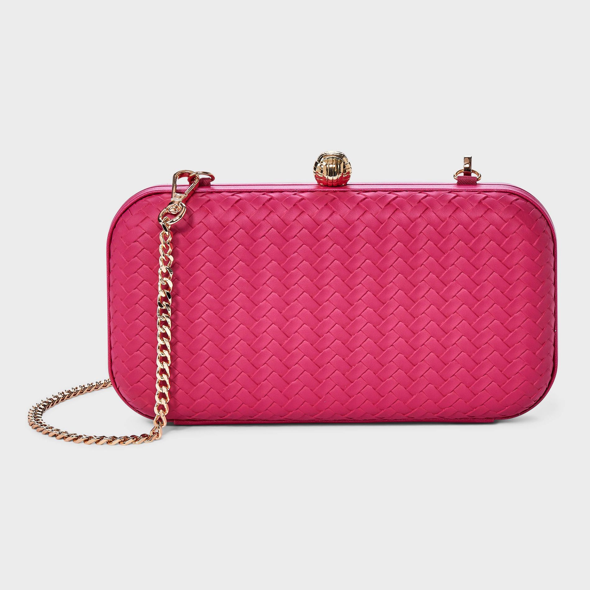 Woven Minaudiere Clutch Crossbody Bag - A New Day™