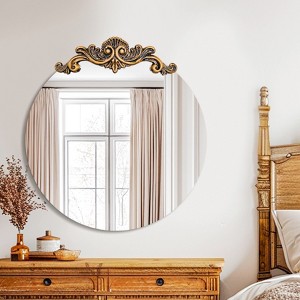 ARTLOGE Large Vintage Mirror Baroque Antique Round Mirror for Wall Decor 24/28/32/36inch - 1 of 3