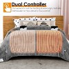 NewHome"Electric Heated Fleece Blanket, 72x84in, 10 Heating Levels, 10-Hour Auto Off, Machine Washable"Grey - 3 of 4