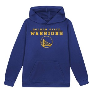 NBA Golden State Warriors Boys' Poly Hooded Sweatshirt - 1 of 1