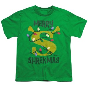 Boys' Shrek Merry Shrekmas Christmas T-Shirt - 1 of 4