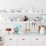 White & Gold Kitchen Collection Featuring KitchenAid Artisan