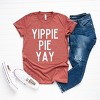 Simply Sage Market Yippie Pie Yay Short Sleeve Tee - XL - Rust - 3 of 4