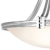 Possini Euro Design Deco Brushed Nickel Swag Pendant Chandelier Modern Marbleized Glass 4-Light Fixture for Dining Room Foyer Kitchen Island Entryway - image 3 of 4