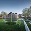12FT /14FT Trampoline With Slide, Swings, Basketball Hoop, Large Recreational Trampoline, Home Outdoor Game Fitness Trampoline - 3 of 4