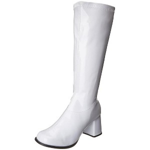 Ellie Shoes White Gogo Women's Costume Boots - 1 of 1