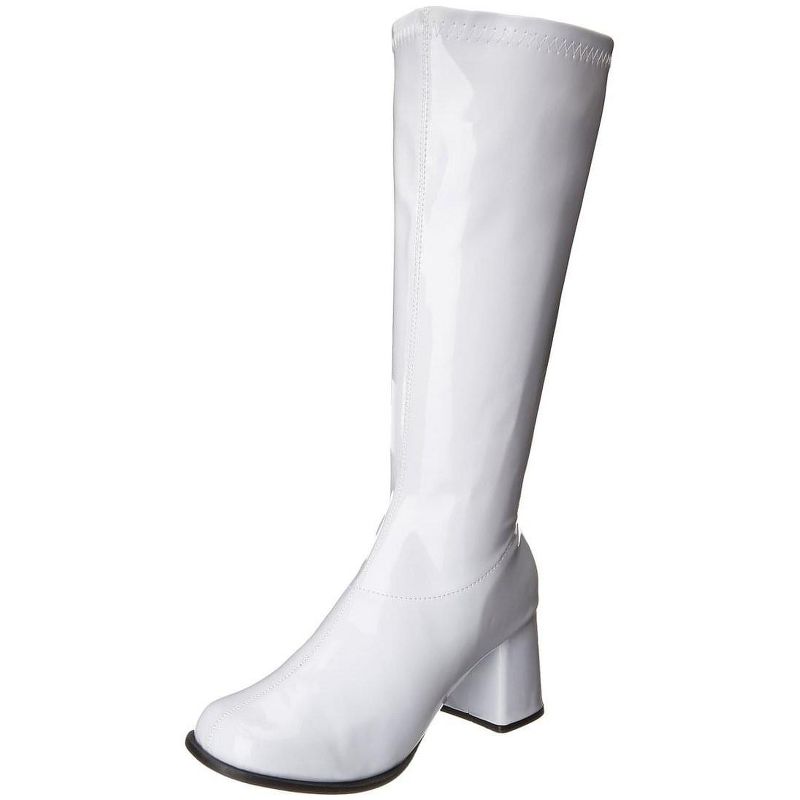 Ellie Shoes White Gogo Women's Costume Boots, 1 of 2