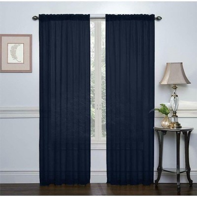 Kate Aurora Living Premium 2 Pack Sheer Voile Window Curtain Panels