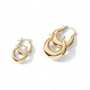 Sterling Silver Oval Hoop Earrings for Women Fashionable, Simple and Trendy Styles, Low Allergy - 3 of 4