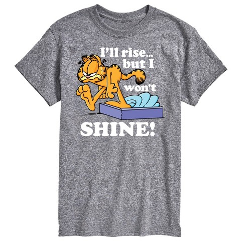 Men's - Garfield - Rise But Won't Shine Short Sleeve Graphic T-Shirt - image 1 of 4