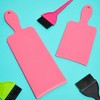 Glamlily 2 Pieces Balayage Pink Board Set for Hair Bleach, Barber Supplies, 2 Sizes - 2 of 4