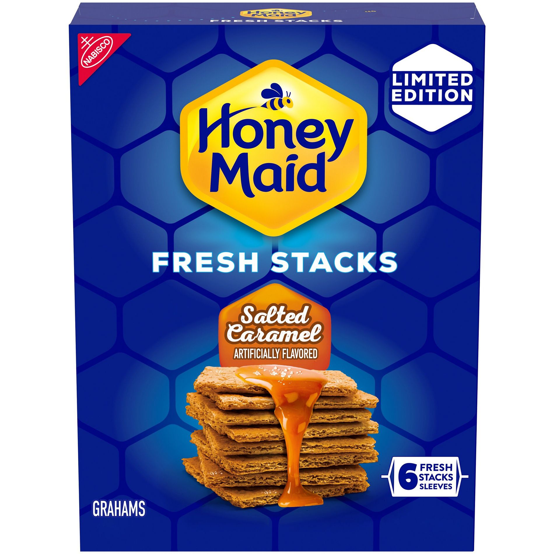 Honey Maid Grahams Fresh Stacks Salted Caramel Crackers - 12.2oz
