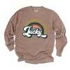 Simply Sage Market Women's Lucky Rainbow Long Sleeve Garment Dyed Tee - 2 of 4