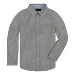 Andy & Evan Toddler Grey Chambray Button Down Shirt, Size 5Y