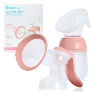 Frida Mom 2-in-1 Manual + Silicone Suction Breast Pump - 5oz - 1 of 4