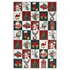 Christmas Rugs for Living Room,Xmas Style Prints Low Pile Bedroom Rug Large Carpet - 2 of 4