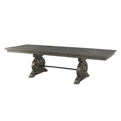 Stanford Extendable Dining Table Dark Ash - Picket House Furnishings