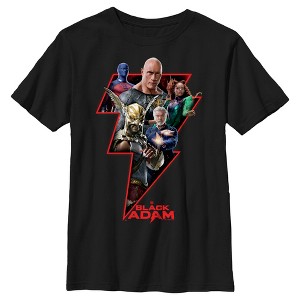 Boy's Black Adam Group Shot T-Shirt - 1 of 4