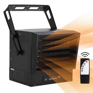 Electric Garage Heater, 10000W Ceiling Mount Shop Heater with 3 Heat Levels, Overheat Protection, Ideal for Workshop - 1 of 4