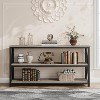 Industrial Long Console Table, 55 Inch 3-Tier Entryway Table with Storage Shelves, for Entryway, Hallway, Living Room, Bedroom - 4 of 4