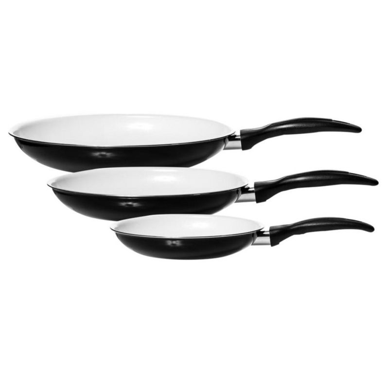 Lexi Home Non-Stick Ceramic Coated 3-Piece Frying Pan Set, 3 of 6