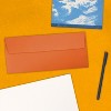 JAM Paper #10 Business Colored Envelopes 4 1/8" x 9 1/2" Orange Recycled Bulk 500/Box (15860H) - 3 of 4
