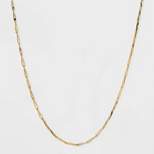 Twisted Bar Chain Necklace - A New Day™ Gold