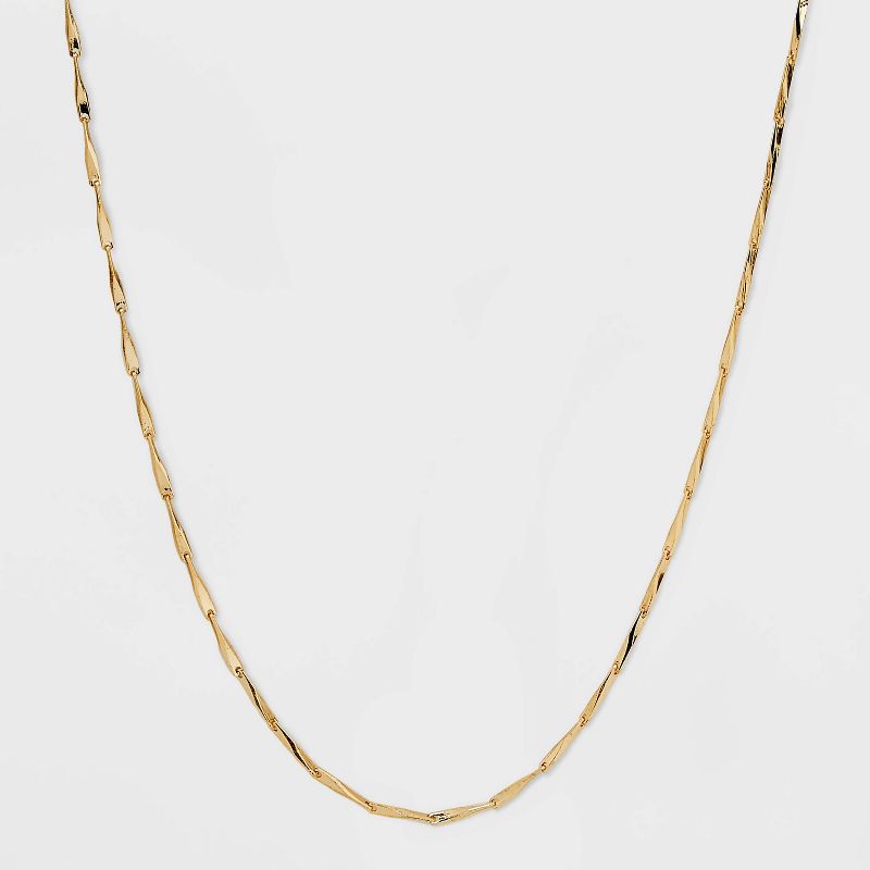 Twisted Bar Chain Necklace - A New Day&#8482; Gold, 1 of 6