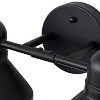 C Cattleya 49 in. 6-Light Powder-coated Black Vanity Light Fixture - 4 of 4