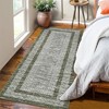 Modern Machine Washable Area Rug Ultra Thin Stain Resistant Non Shedding Non Slip Pet Friendly Floor Rug for Living Room Bedroom - 2 of 4