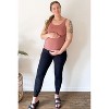 PinkBlush Black Maternity Band Jogger Pants - 4 of 4