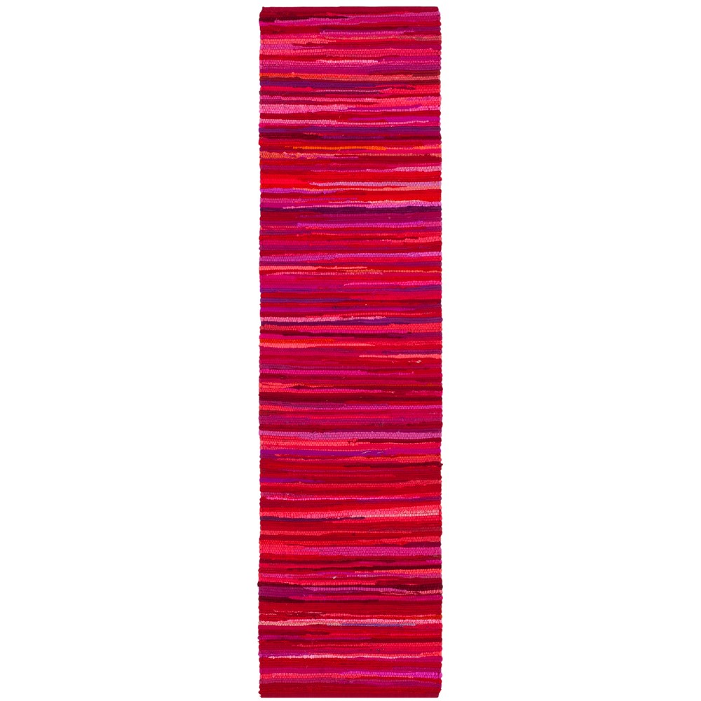  Runner Jessica Woven And Flatweave Rug Red/Multi