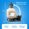 HYDROTOOLS by Swimline Sand Filter Combo Set with Stand & Multi Port Valve - 3 of 4