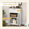 LunaLulinlk Kitchen Sideboard Storage Cabinet with Double Doors - 4 of 4